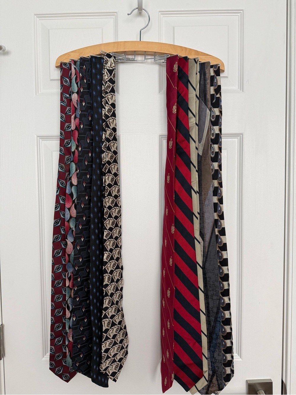 Multiples Men's Assorted Red, Navy, Black, Gray, Cream Ties